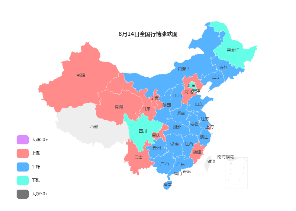 2023年8月14日全國(guó)鋼材價(jià)格漲跌圖！鋼廠(chǎng)調(diào)價(jià) 以漲為主！27家鋼廠(chǎng)最新調(diào)價(jià)！
